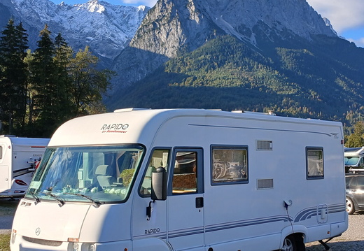 Rudi vor der Zugspitze